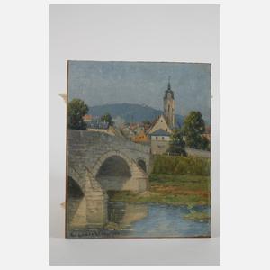 Max Oehler, Jena mit der Stadtkirche St. Michael