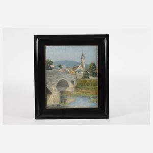 Max Oehler, Jena mit der Stadtkirche St. Michael