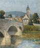 Max Oehler, Jena mit der Stadtkirche St. Michael