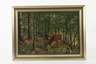 Friedrich Reimann, attr., Hirsch im Laubwald