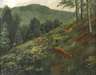 Friedrich Reimann, Rehe auf Waldlichtung