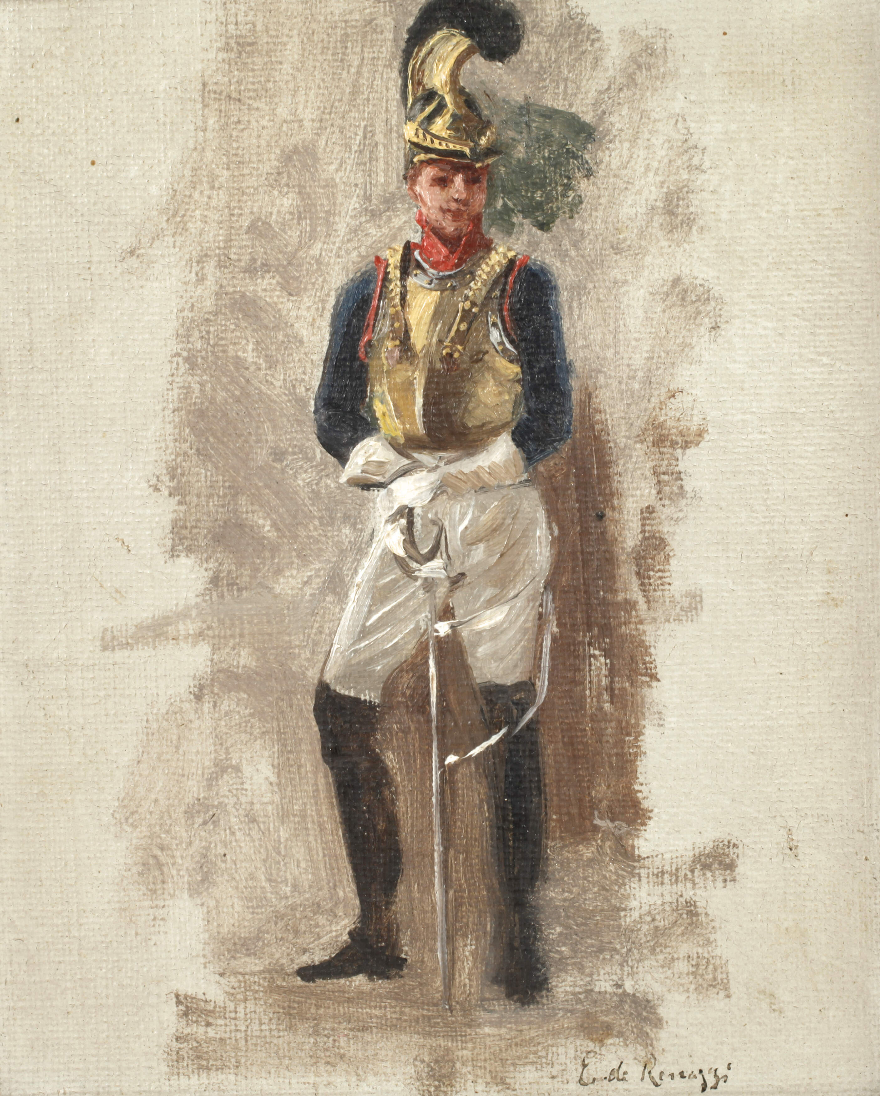 Eugen von Renazzi, attr., Kürassier