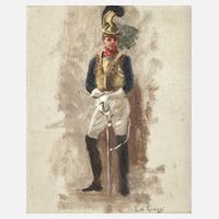 Eugen von Renazzi, attr., Kürassier111