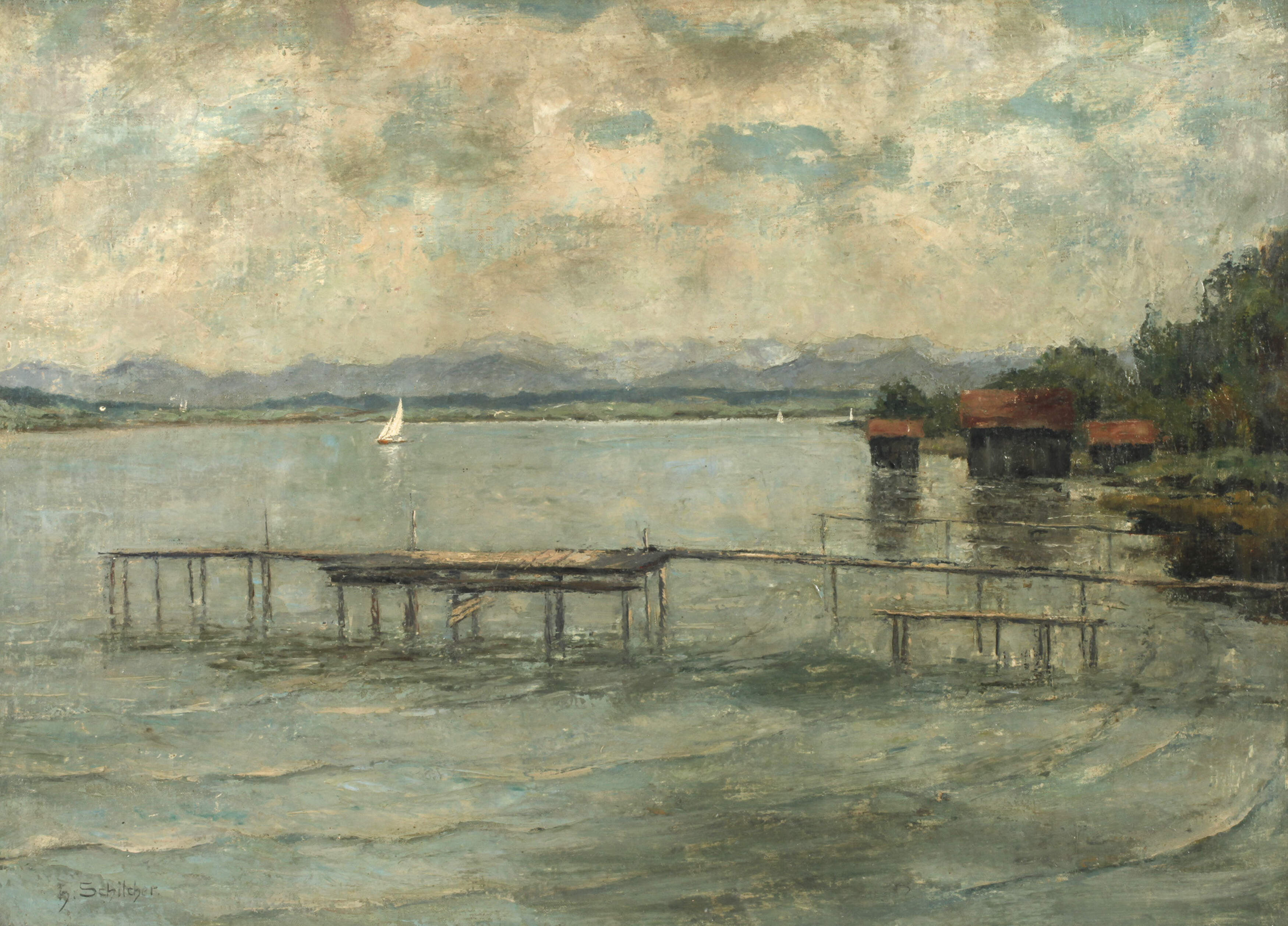 Hans Schilcher, Am Ammersee