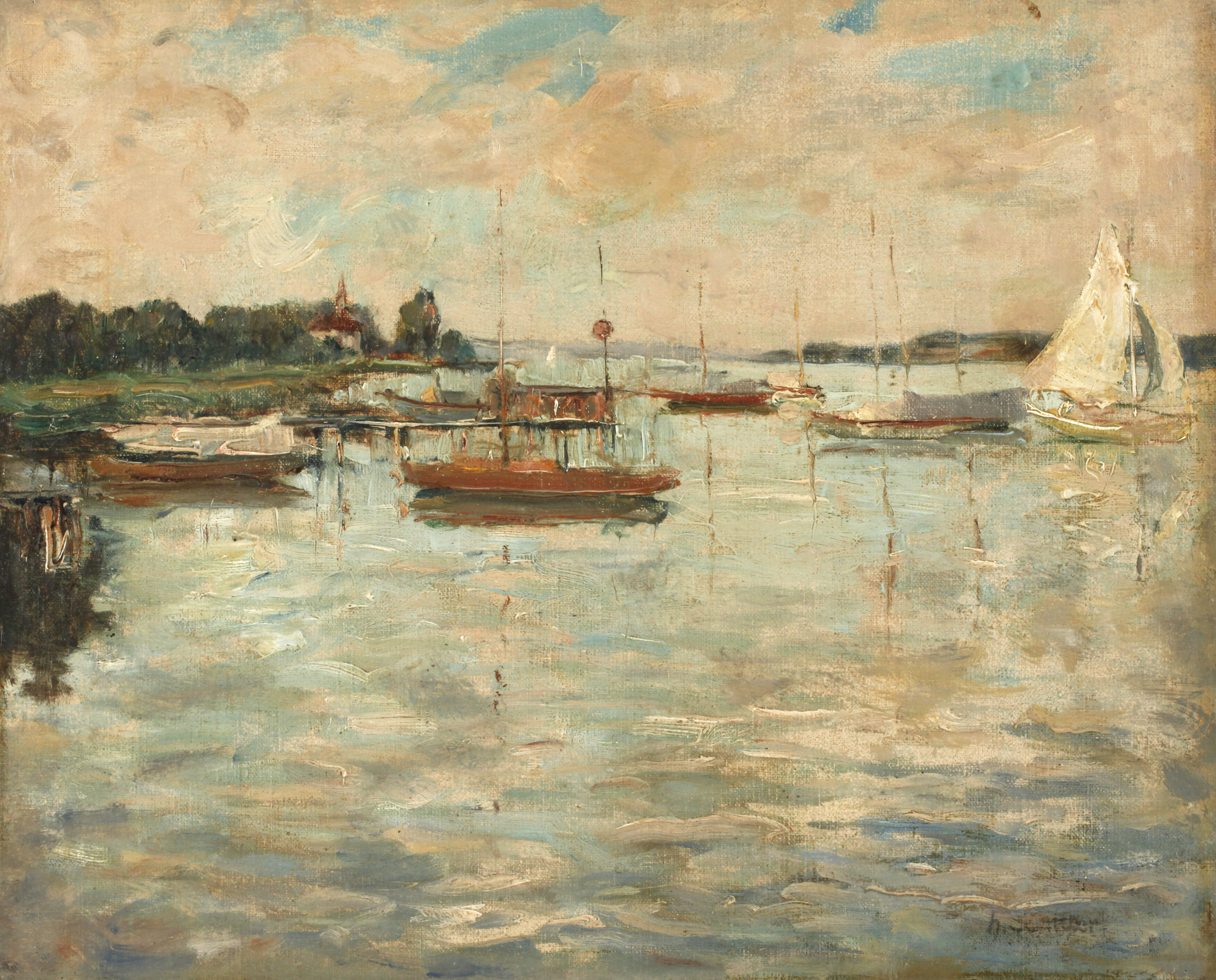Hans Schilcher, Bootshafen am Ammersee