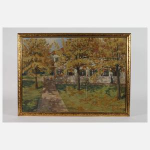 K. J. J. Schmitt, Garten an einem Herbsttag