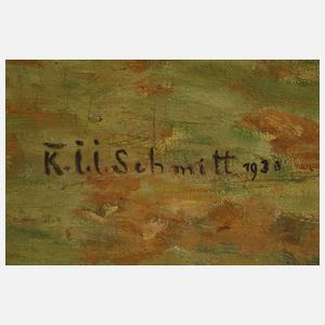 K. J. J. Schmitt, Garten an einem Herbsttag