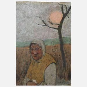 Wilhelm Schmurr, Altes Bauernpaar auf dem Felde
