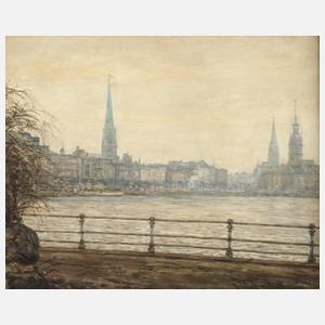 Otto Schulz-Stradtmann, Binnenalster Hamburg