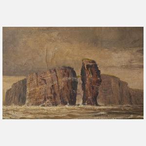 E. R. Schürmann, Segelschiffe vor Helgoland