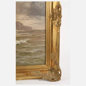 E. R. Schürmann, Segelschiffe vor Helgoland