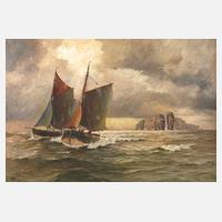E. R. Schürmann, Segelschiffe vor Helgoland111