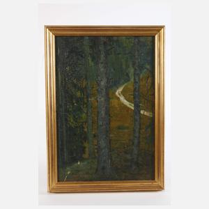 Eduard Staudinger, Herbstlicher Waldweg