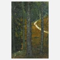 Eduard Staudinger, Herbstlicher Waldweg111