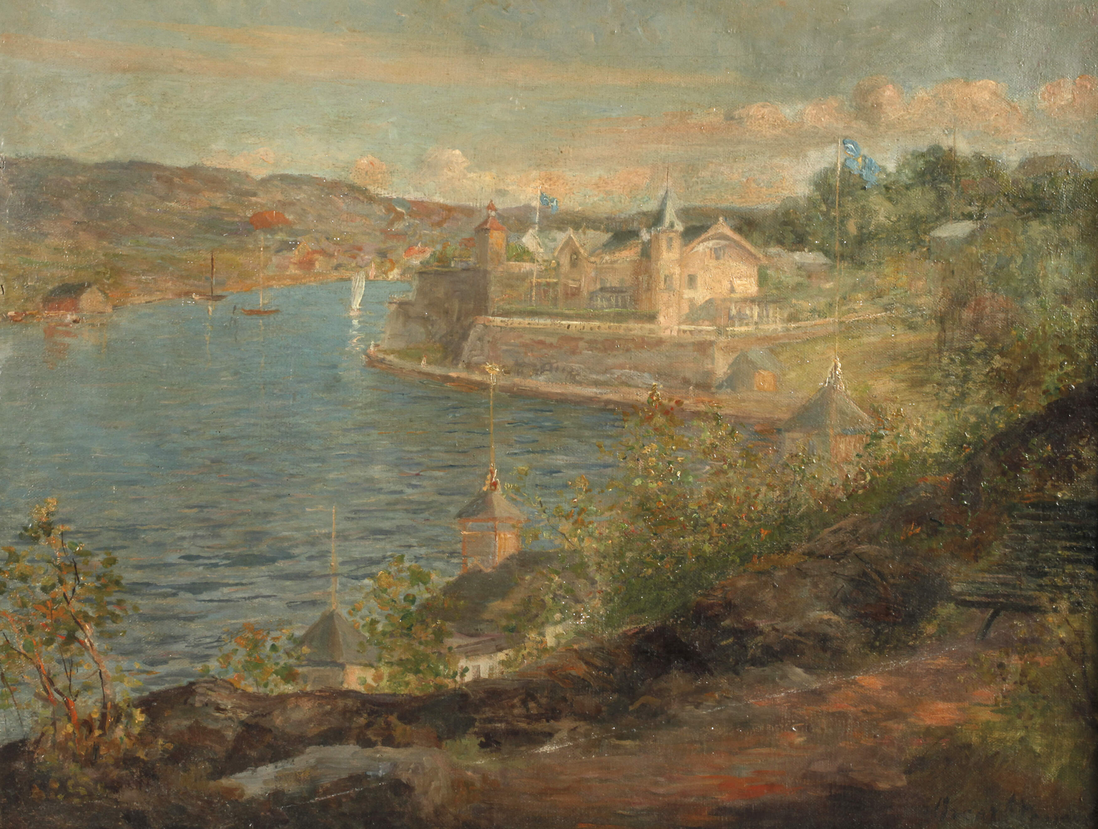 Oscar Frans Stenvall, "Schwedische Landschaft"
