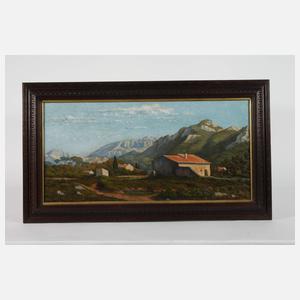 Ch. Thibault, Mediterrane Berglandschaft