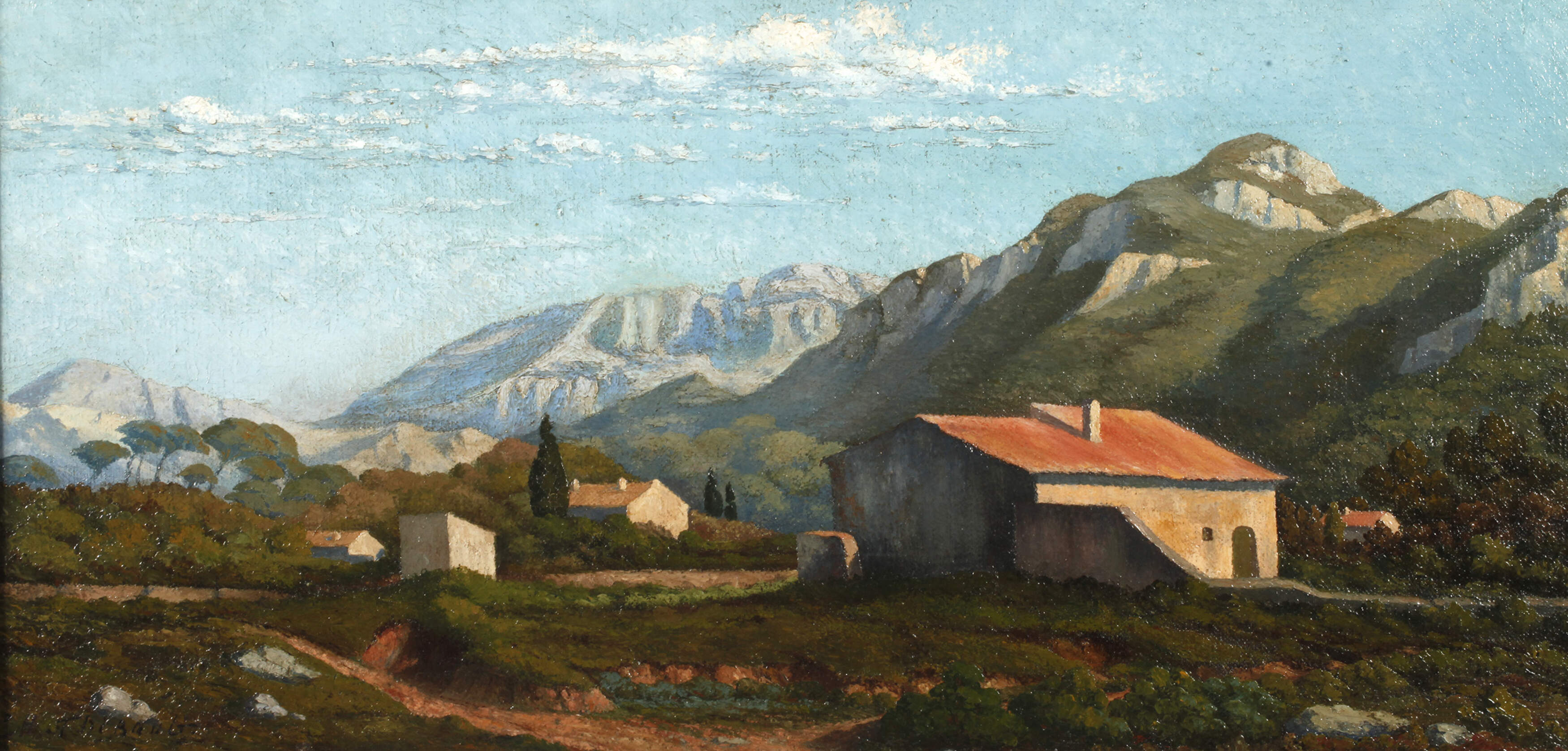 Ch. Thibault, Mediterrane Berglandschaft