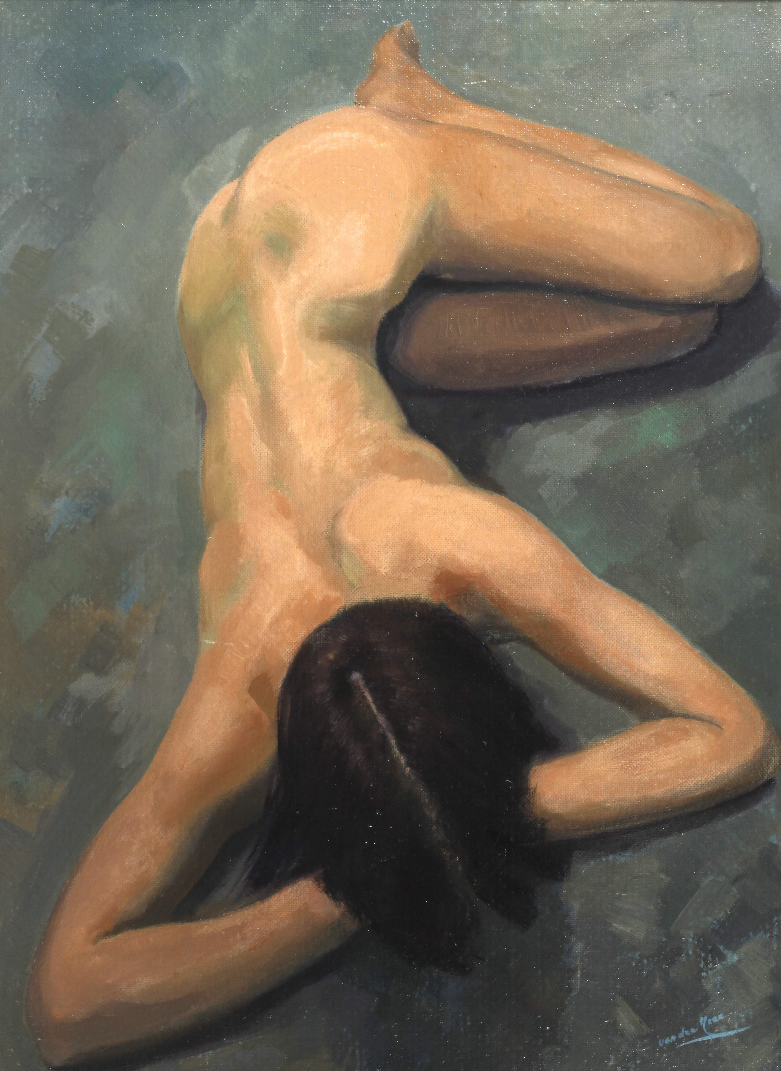 Maarten Dirk J. van der Meer, Mädchenrückenakt