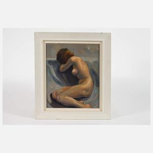 Maarten Dirk J. van der Meer, Kauernder Akt