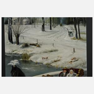 Christiane Vleugels, Kutschfahrt im Winter