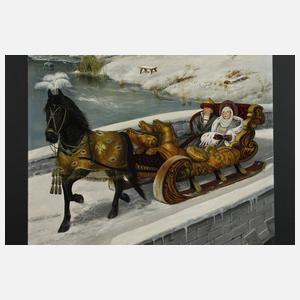 Christiane Vleugels, Kutschfahrt im Winter