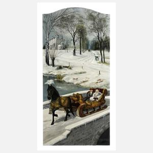 Christiane Vleugels, Kutschfahrt im Winter