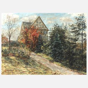 Karl Walther, Villa im Garten