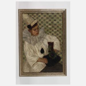 Junger, Sitzender Pierrot
