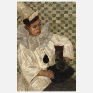 Junger, Sitzender Pierrot