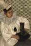 Junger, Sitzender Pierrot