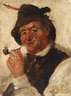 Rauchender Bauer