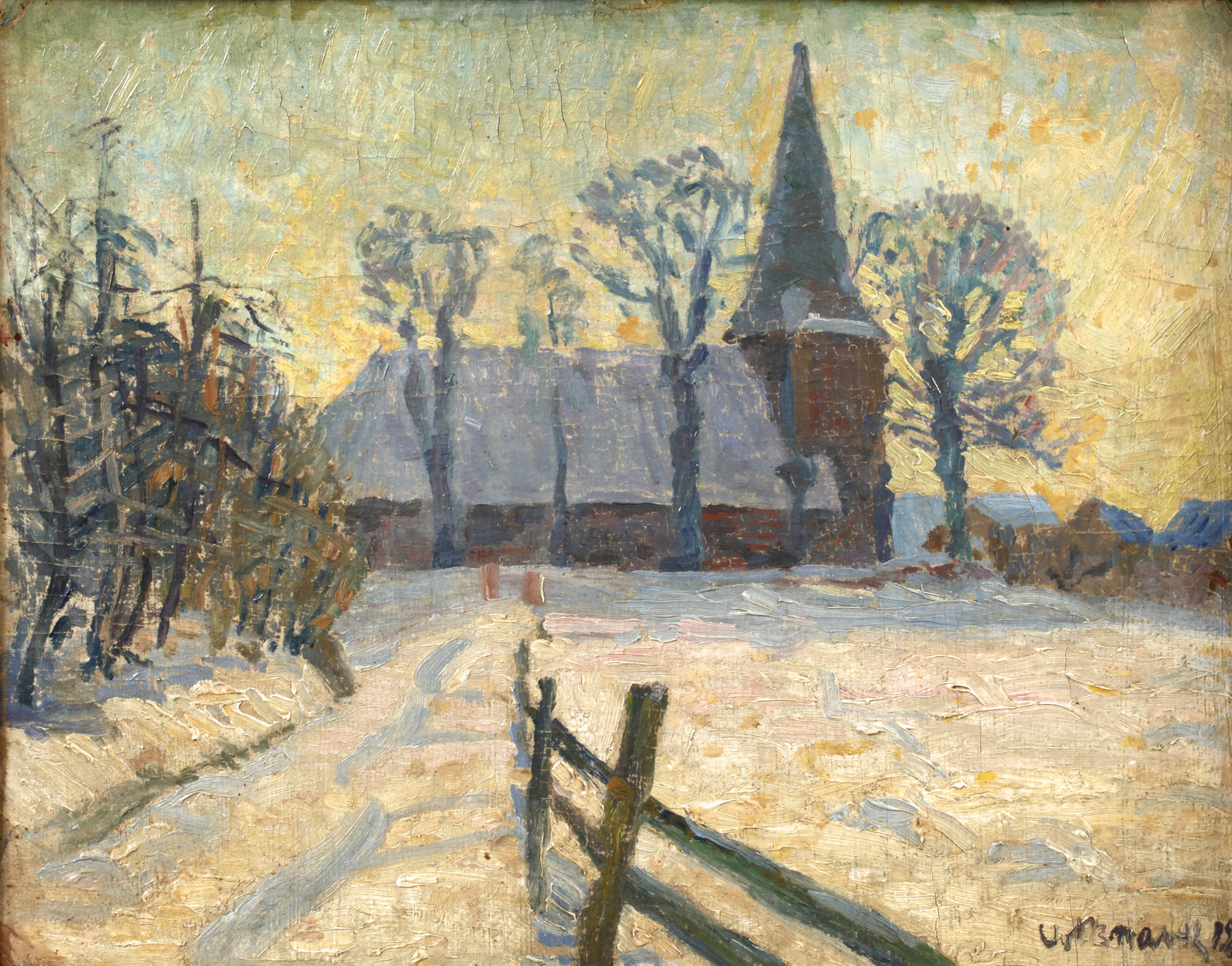 Kirche im Winter