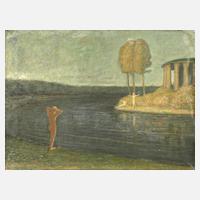 Badende in arkadischer Landschaft111
