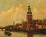 Oudeschans mit Montelbaanstoren in Amsterdam