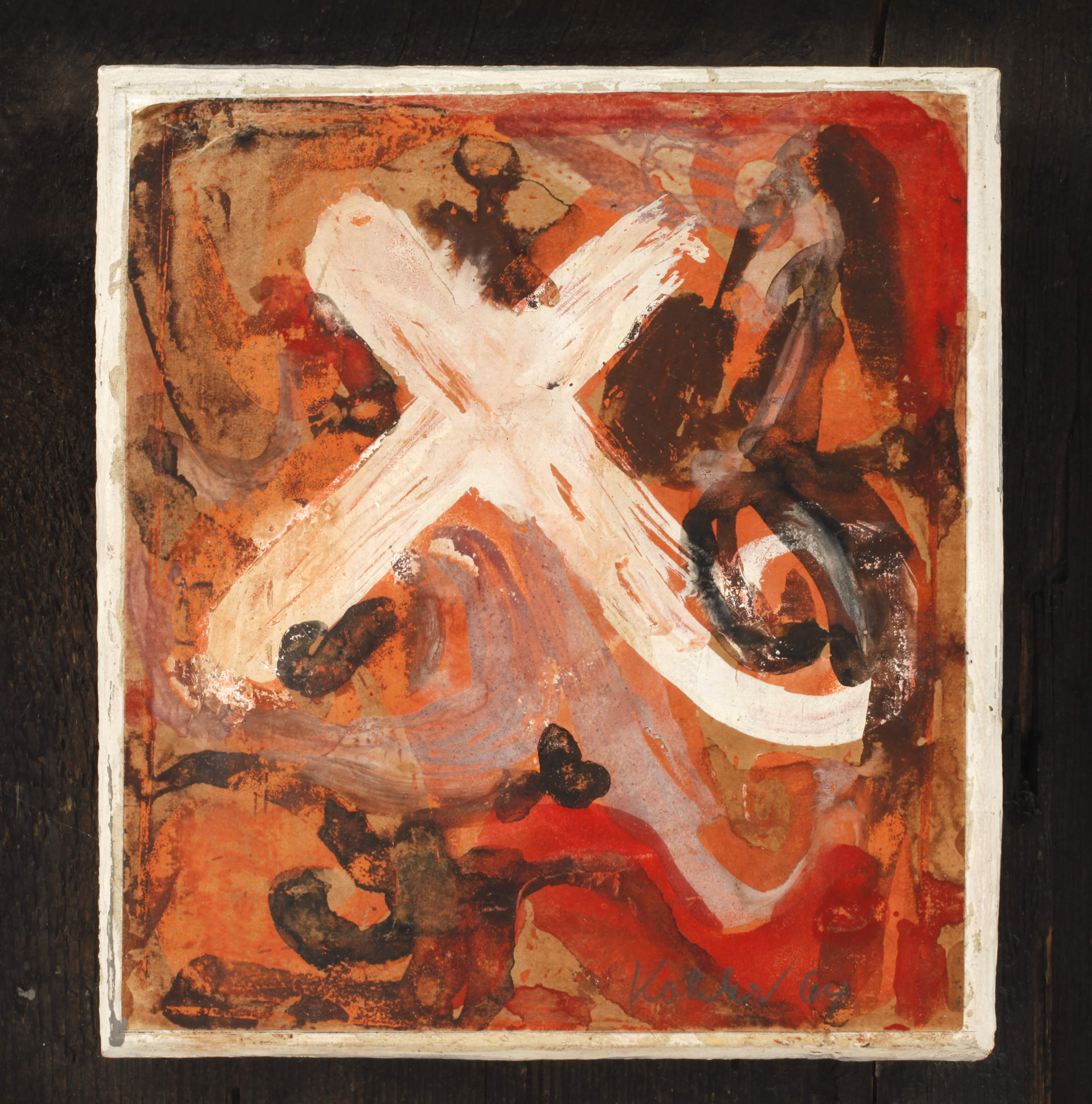 Max Kohler, Abstraktion mit Kreuz