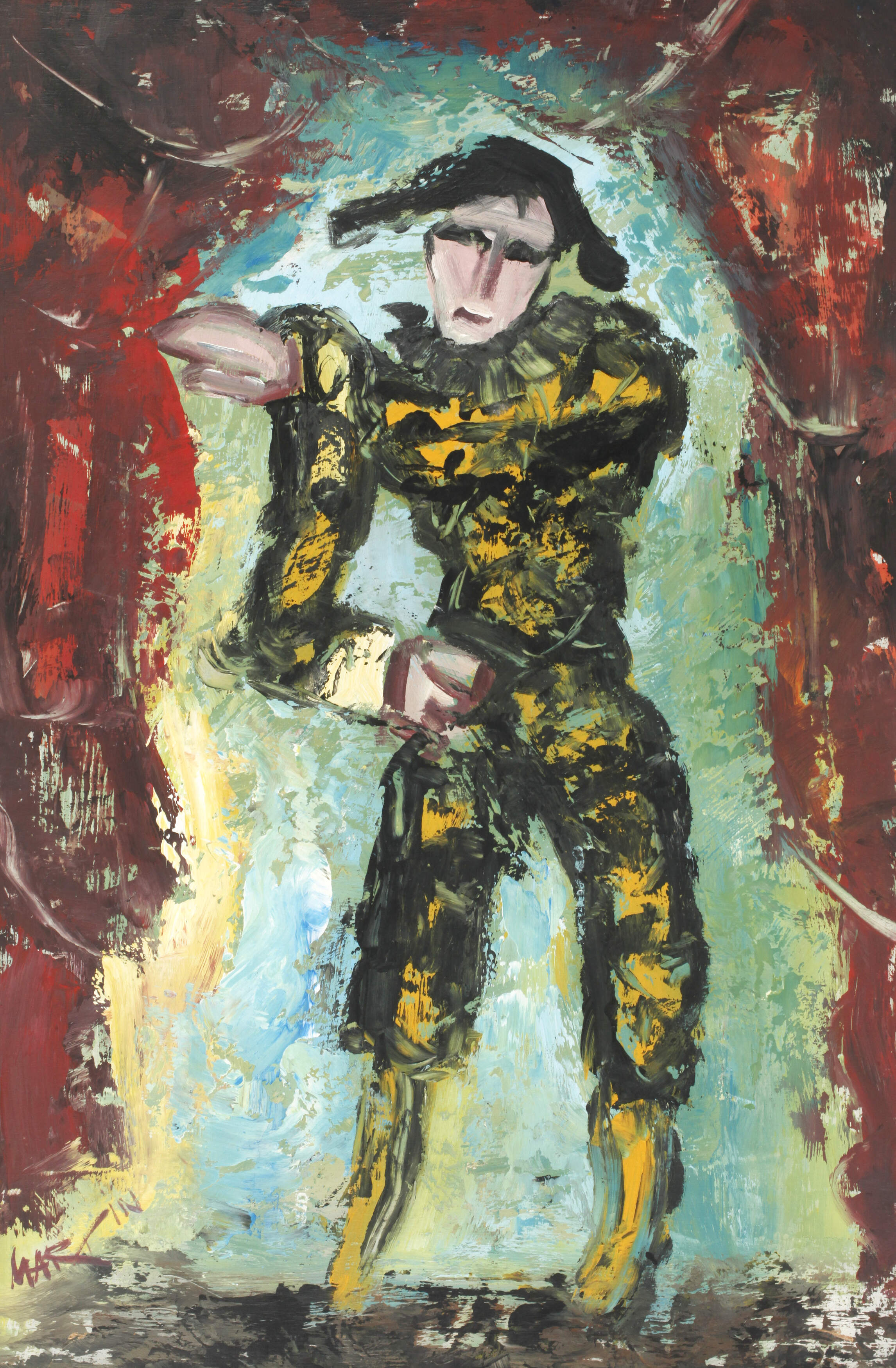 Martin, Stehender Harlekin