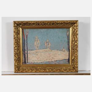 Impressionistische Winterlandschaft