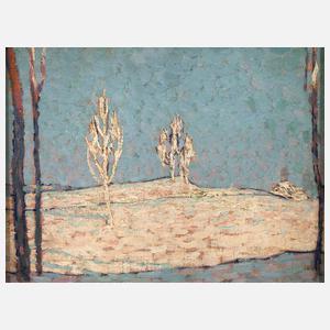 Impressionistische Winterlandschaft