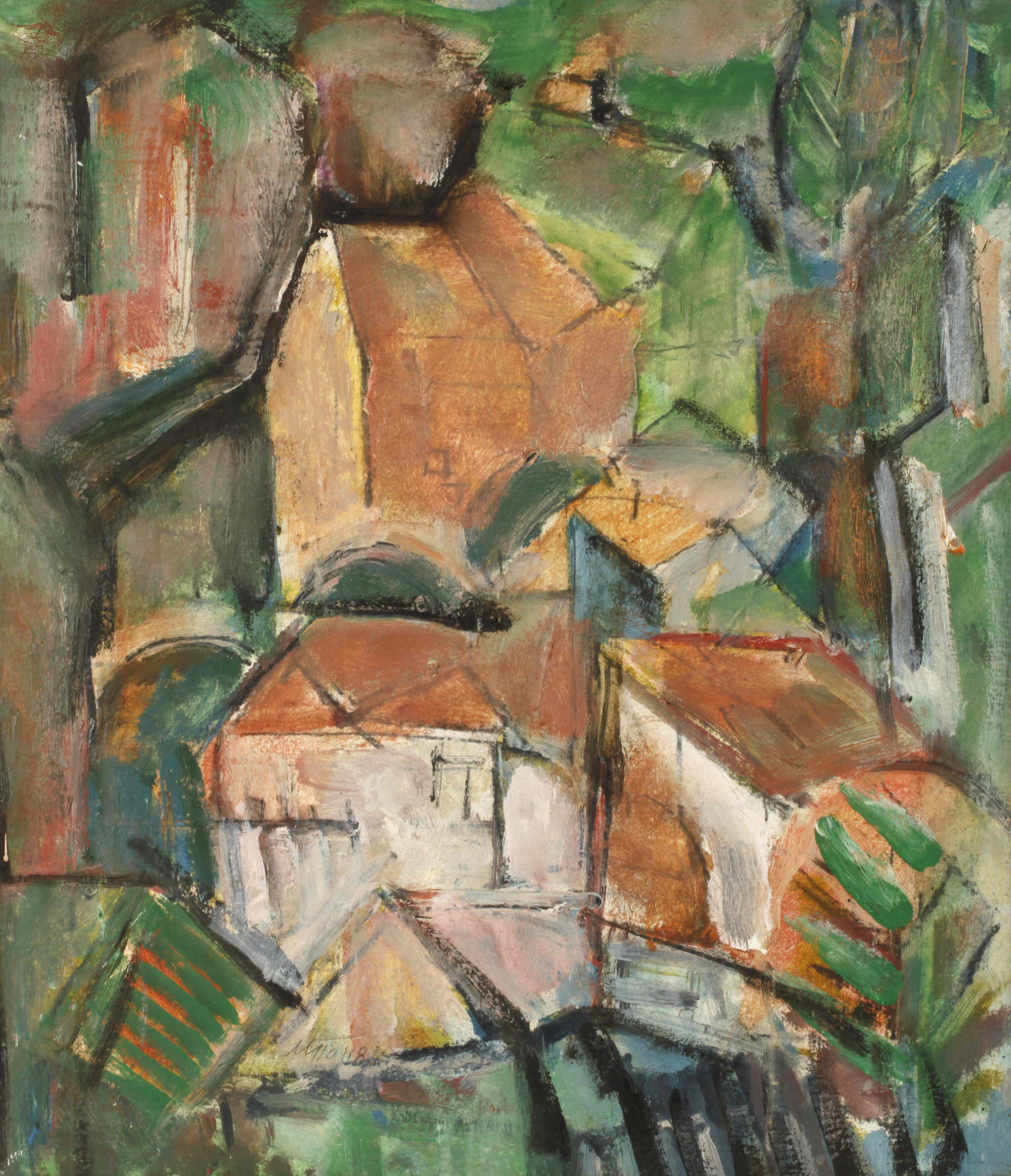 Abstrakte Stadtlandschaft