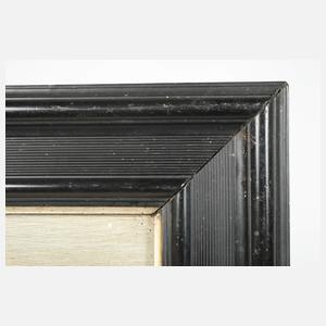 Paar schwarze Lackleisten