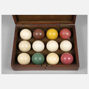 Satz Billardkugeln