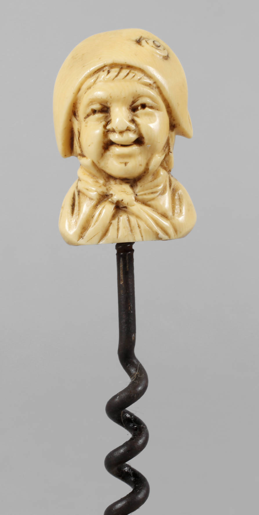 Korkenzieher Elfenbein