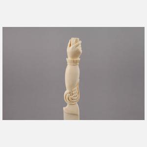 Brieföffner Elfenbein