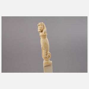 Brieföffner Elfenbein