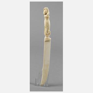 Brieföffner Elfenbein