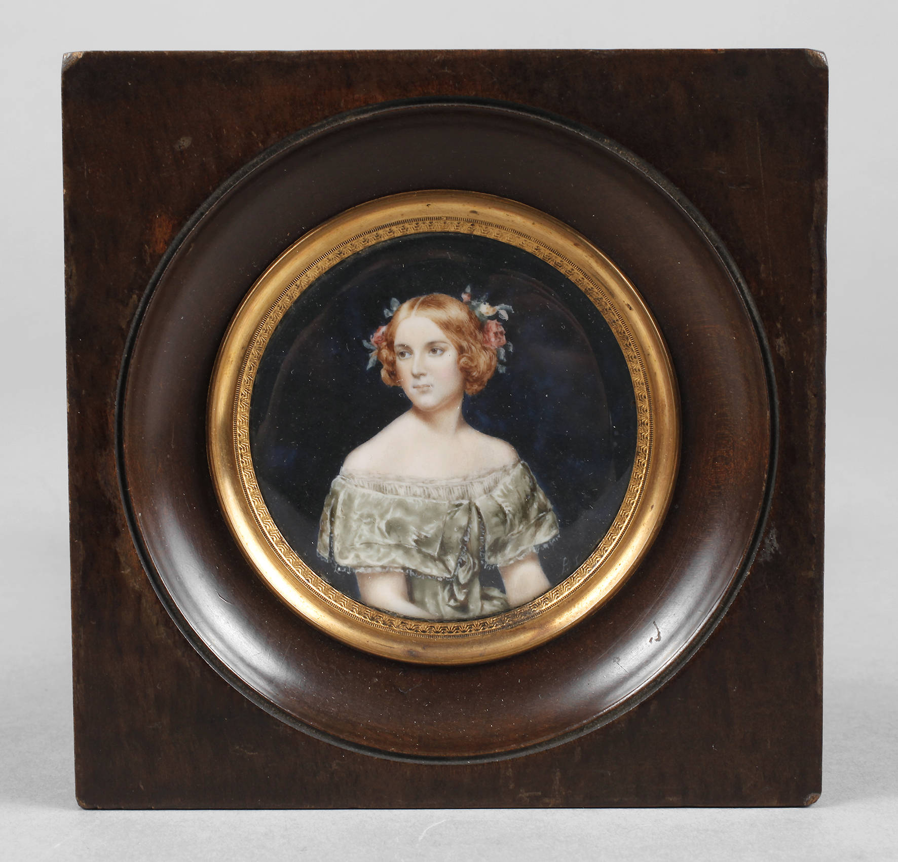 Feine Elfenbeinminiatur