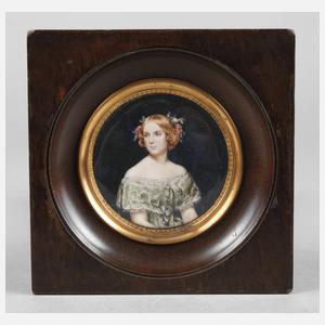 Feine Elfenbeinminiatur