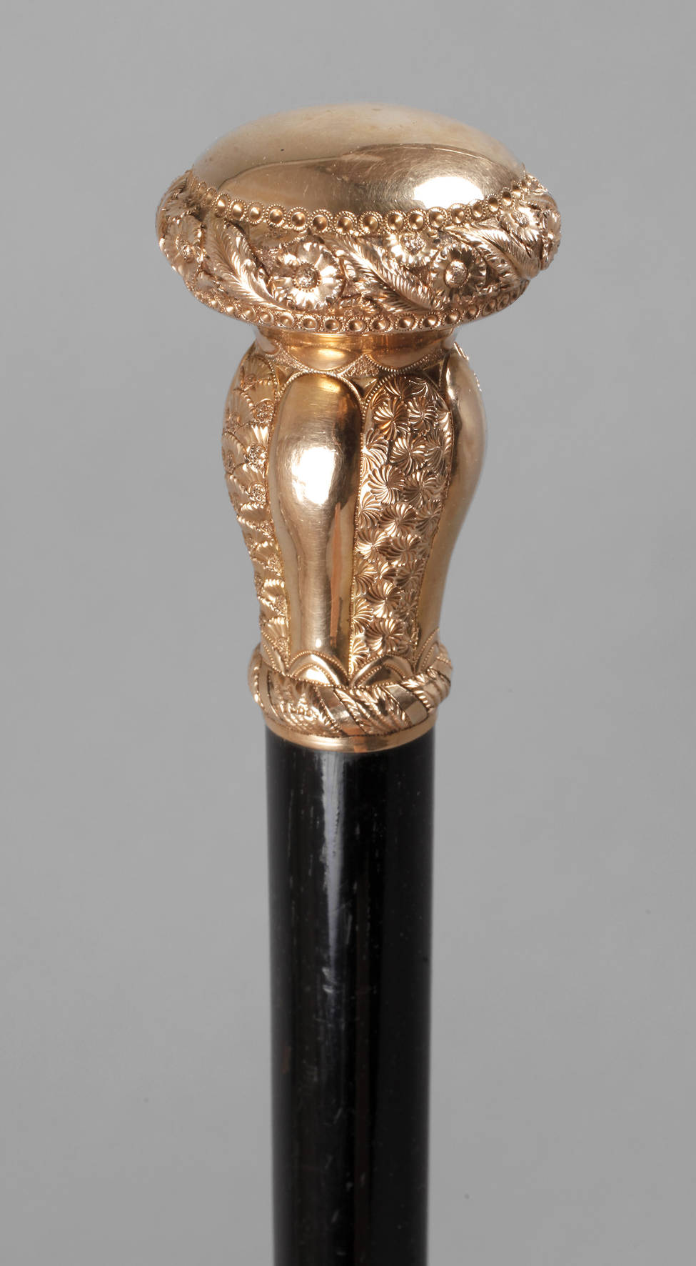 Feiner Flanierstock Gold