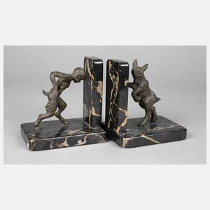 Paar Buchstützen Art déco