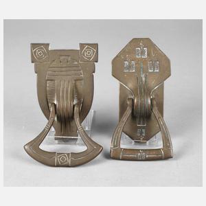 Zwei Türklopfer Jugendstil